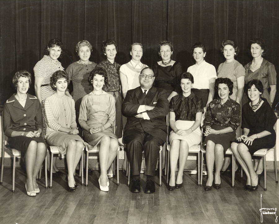 Vancouver Talmud Torah staff, Vancouver, B.C., 1960. 